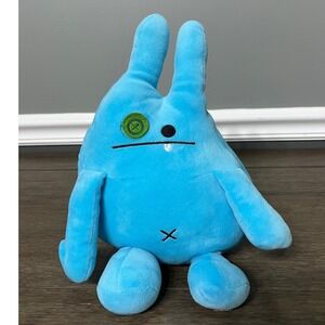 Blue Ploofs Monster Plush Stuffed Animal Toy Character with Button Eye Kids